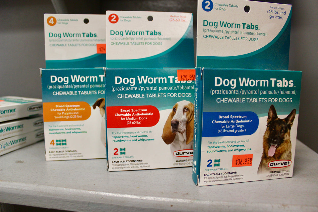 DURVET DOG WORMER 26-60 POUND