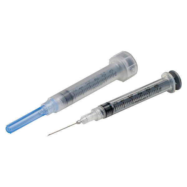 3CC SYRINGE W/22X 3/4"