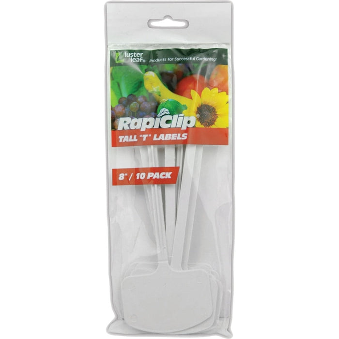 RAPICLIP "T" LABELS 8"/10 PACK