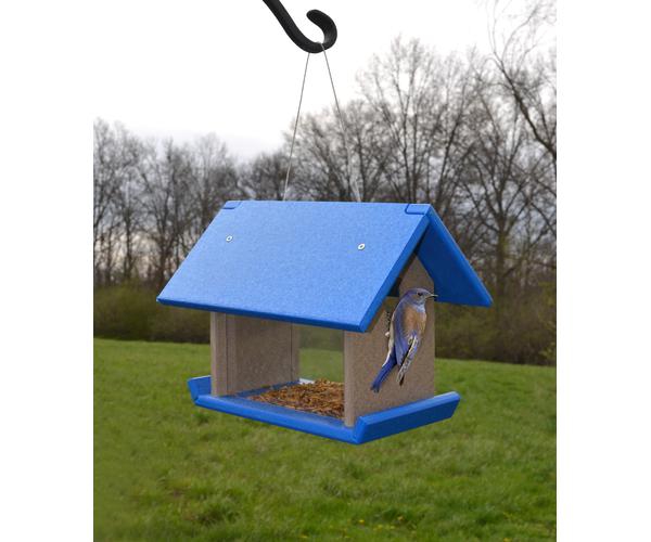 MEALWORM FEEDER BLUE/GRAY
