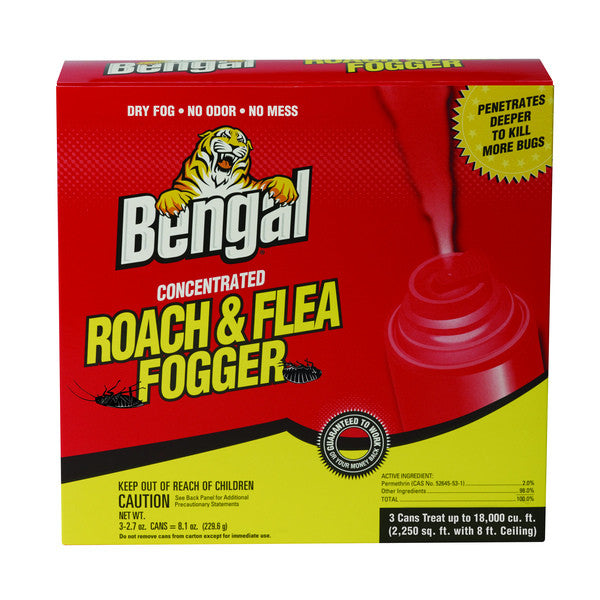 BENGAL-ROACH/FLEA FOGGER 3-PK