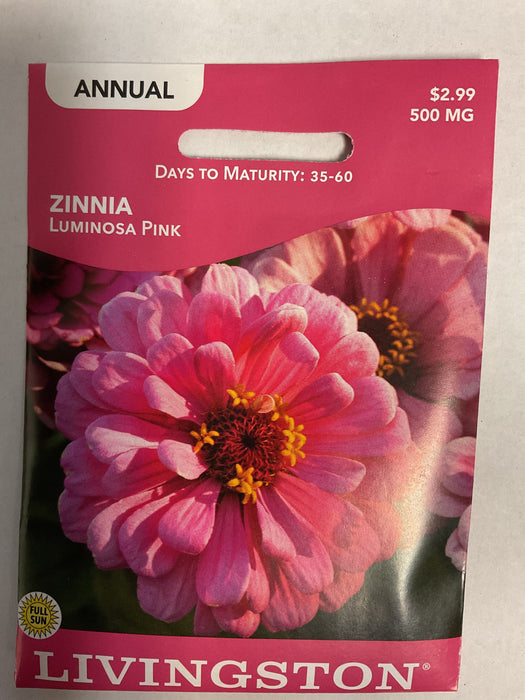 ZINNIA LUMINOSA PINK 500MG