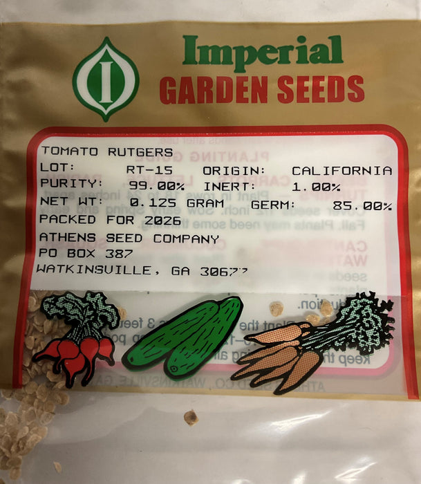 RUTGERS TOMATO .125 GRAM